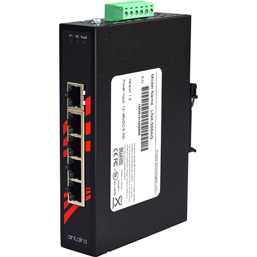 Endüstriyel Ethernet Switch Yönetilemez 5 port Gigabit