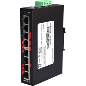 Endüstriyel Ethernet Switch Yönetilemez 8 port Gigabit