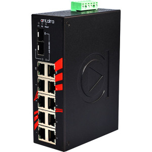 10-Port Endüstriyel Gigabit yönetilmeyen Ethernet Switch