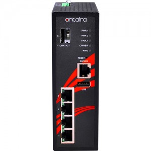 5-Port Endüstriyel Gigabit Yönetilen Ethernet Switch