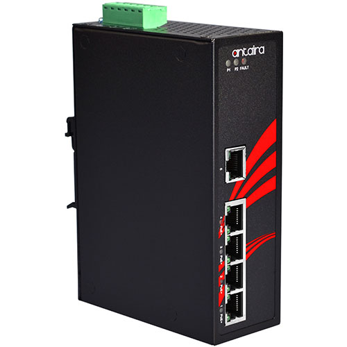 5-Port Endüstriyel PoE+ Yönetilmeyen Ethernet Switch