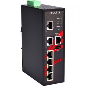 6-Port Endüstriyel Yönetilebilir Ethernet Switch